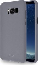 Azuri flexibele cover met sand texture - grijs - voor Samsung Galaxy S8