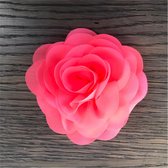 Leuke bloem (roos) op Clip - Neon Roze