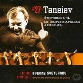 Taneiev: Symphonie No. 4; Le Temple d'Apollon à Delphes