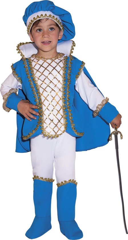 spek Het begin Milieuvriendelijk Blauw charming prins kostuum voor kinderen - Verkleedkleding - Maat 86/92 |  bol.com