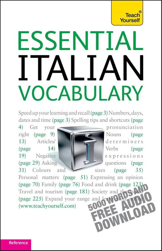 Essential Italian Vocabulary: Teach Yourself - cover