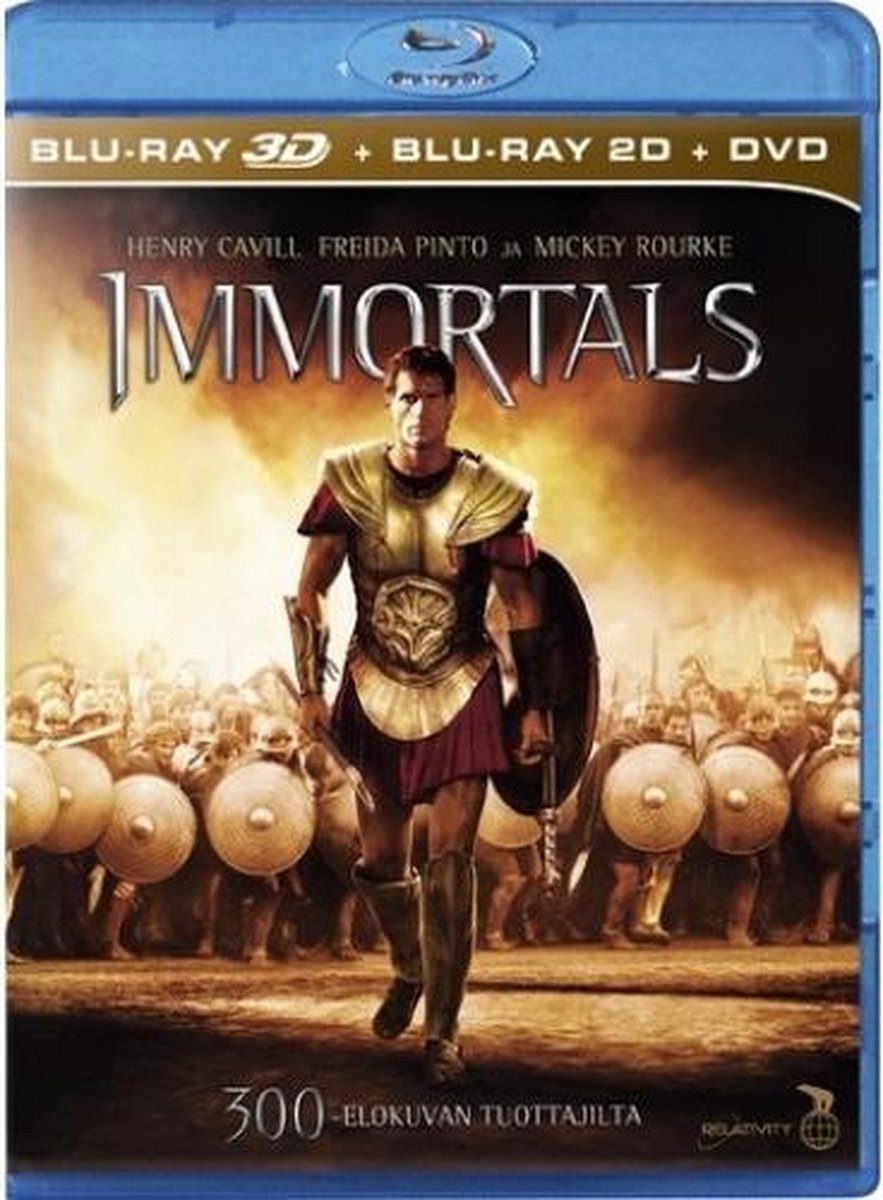 Immortals 3D Blu-Ray