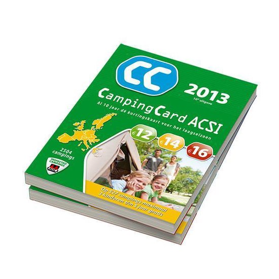 Cover van het boek 'CampingCard ACSI 2013 / Deel 1 en Deel 2'