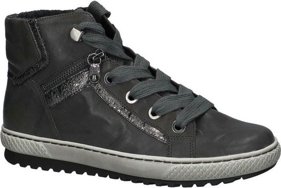 Gabor - 93755 - Hoge sneakers - Dames - Maat 35 - Grijs;Grijze - 59  -Tucson/Metal Dark | bol.com