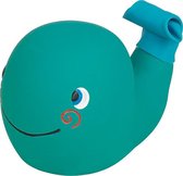 Nobby Latex Walvis - Hond - Speelgoed - Met rolstaart en piep - 14 cm