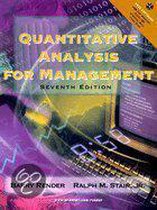 Quantitative Analysis for Management