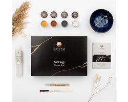 CHIYU Kintsugi Repair Kit: Deluxe Box - Goud - Zilver - Koper - Zwart