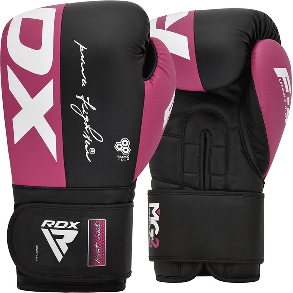 RDX Sports Rex F4 Bokshandschoenen - Boxing Gloves - Sparring - Vechtsporthandschoenen - Boksen - Roze - 8 oz