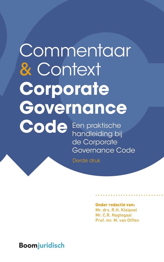 Commentaar & Context - Corporate Governance Code - cover