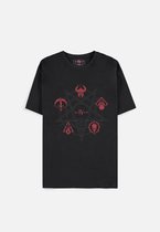 Diablo - Diablo IV - Class Icons Heren T-shirt - M - Zwart