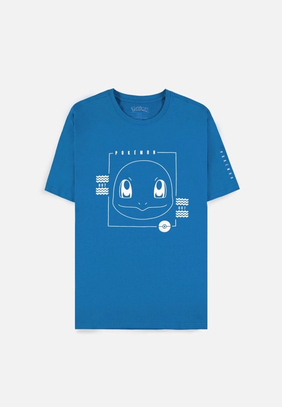 Pokémon - Squirtle T-shirt - Blauw - Medium