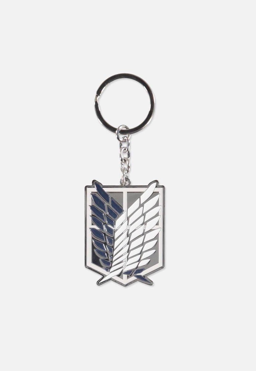 Attack On Titan - Logo / Emblem Sleutelhanger - Zilverkleurig
