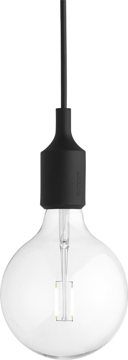 Muuto E27 hanglamp - LED - Zwart