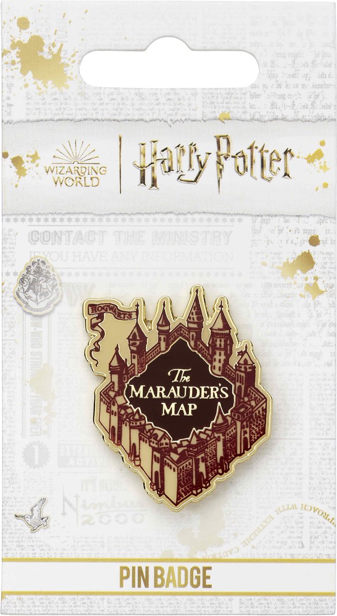 Harry Potter Marauders Map Pinbadge