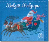 Bpost - Kerst BE - 10 postzegels tarief 1 - Verzending België - Kerstman op slee - kerstzegels