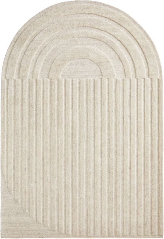 Vloerkleed Brinker Carpets Monza Light Grey 815 - maat 200 x 300 cm