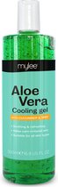 Mylee pur aloe vera gel apaisant après soin épilation épilation rejet cire nettoyante traitement de la peau après soleil 500 ml