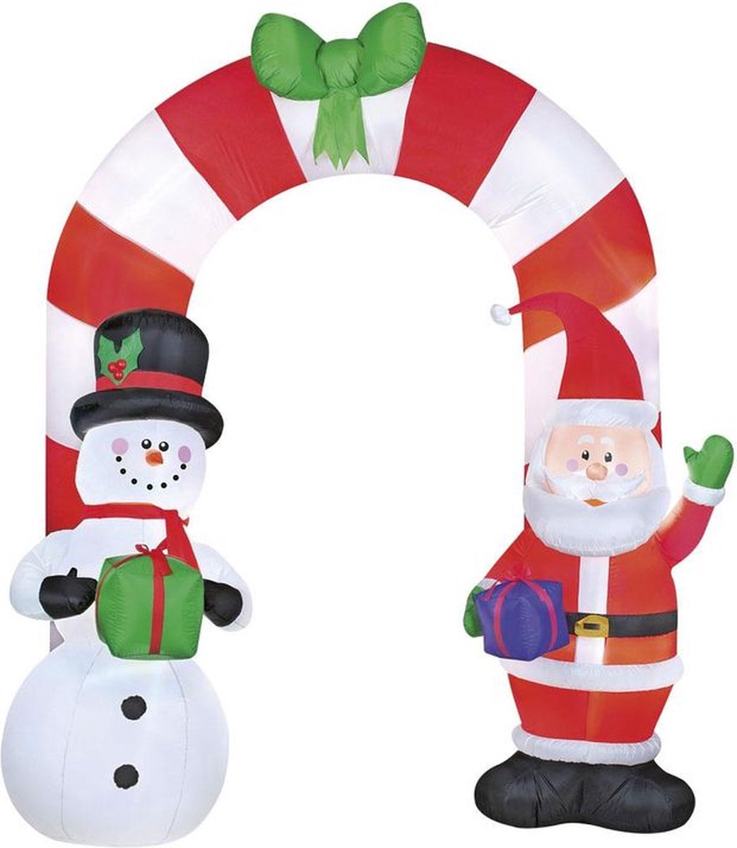 Kerst opblaas boog deco