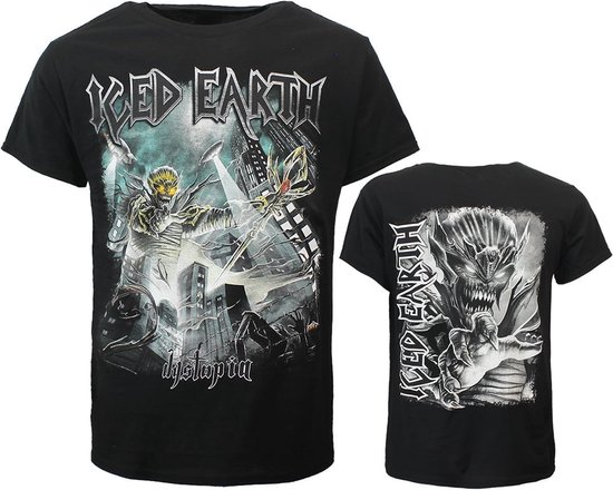 Foto: Iced earth dystopia t shirt offici le merchandise s