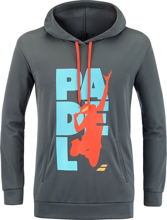 Babolat Padel Sweat Sweatshirt Met Capuchon Grijs XL Man
