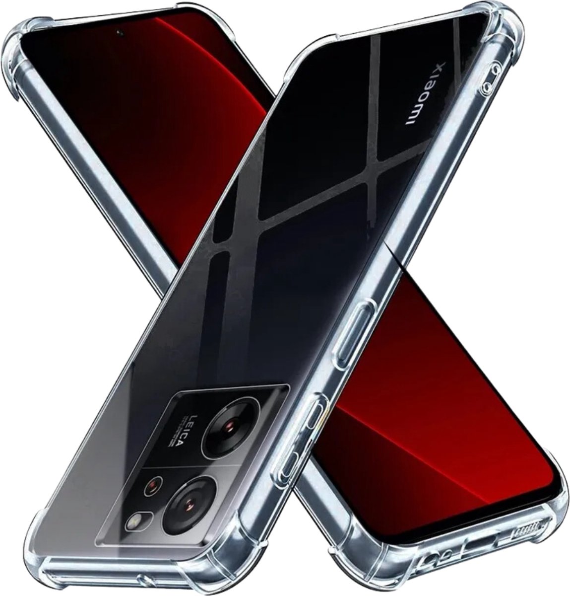 Hoesje voor Xiaomi 13T / 13T PRO backcover Shockproof siliconen Transparant