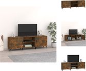 vidaXL TV-kast - Classic - Meubels - 150 x 30 x 50 cm - Gerookt Eiken - Kast