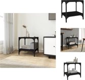 vidaXL TV-meubel Industrieel - 40x33x41 cm - Zwart - Kast
