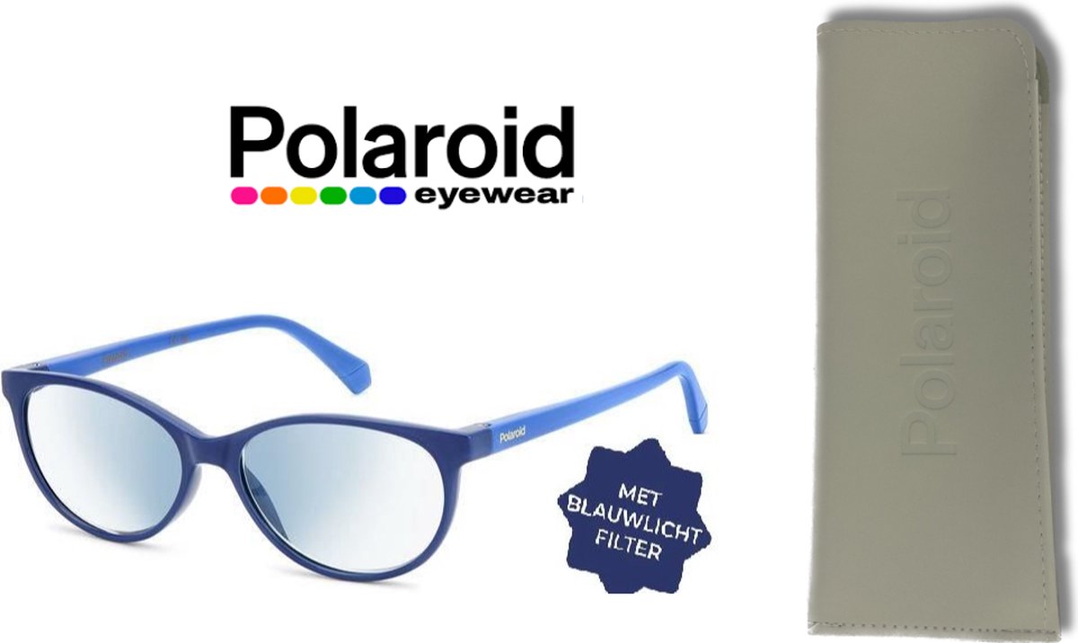 Leesbril Polaroid met blauwlichtfilter PLD0036-Blauw-+2.50