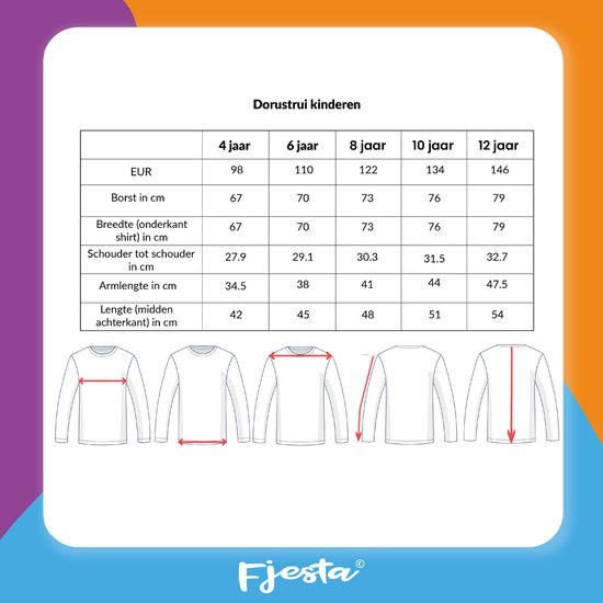 Chemise Fjesta© Oeteldonk - Enfants - 134/140