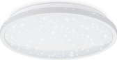 BK Licht - Plafonnier - blanc - Plafonnier LED - avec ciel étoilé - Ø28 cm - 4.000K - 2.000Lm - 18W LED