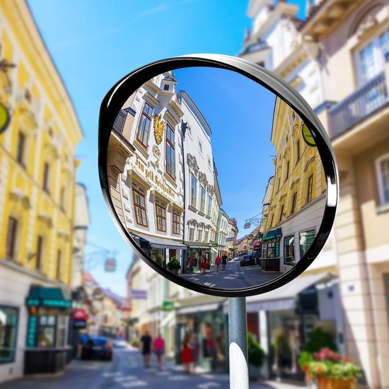 Relaxdays Traffic Mirror 60 cm, Weatherproof, for Indoor