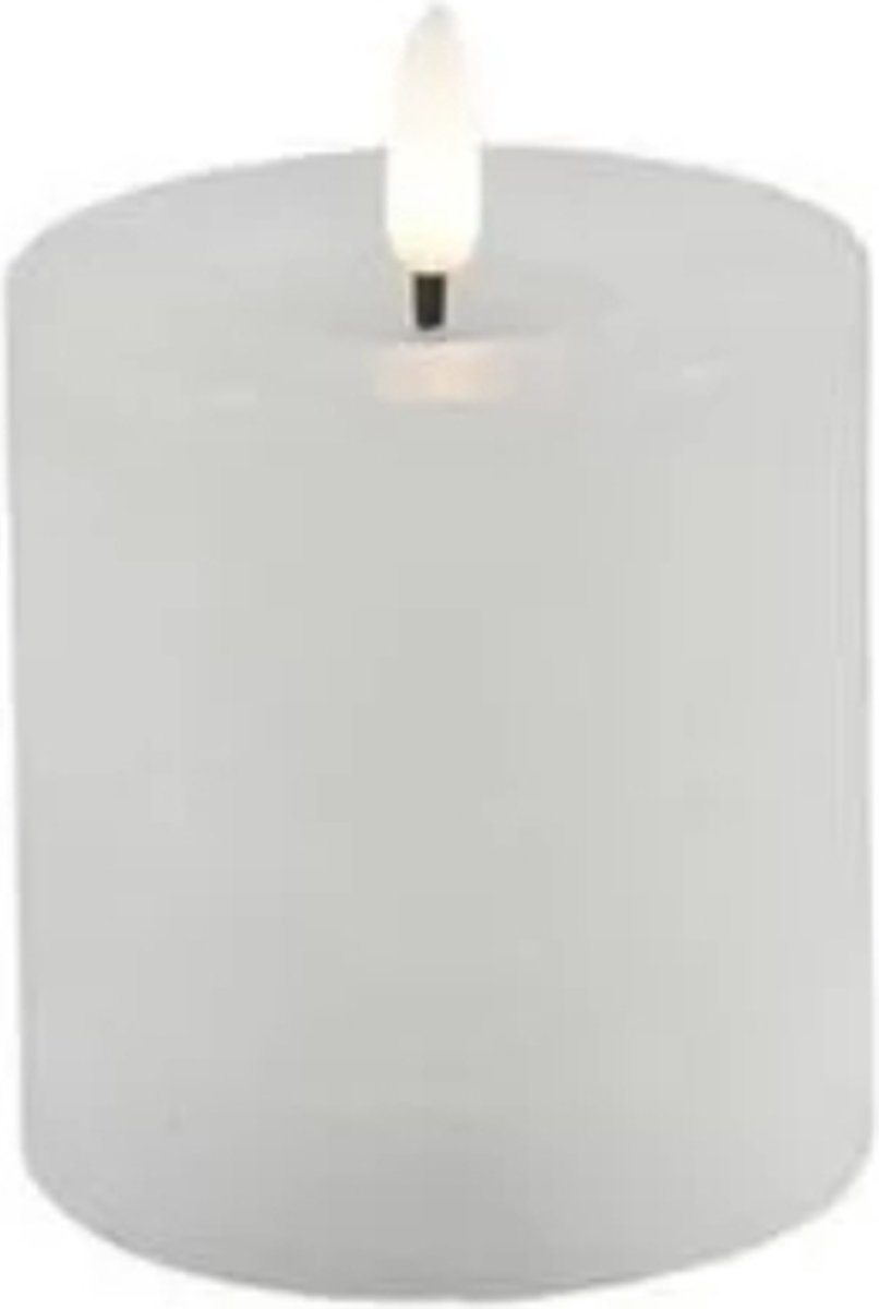 Led kaars | Countryfield | Wit | 7,5x8cm - led kaarsen - led kaars met flikkerende vlam - led-kaarsen