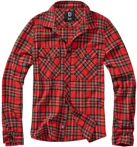 Brandit - Checked Overhemd - 6XL - Rood