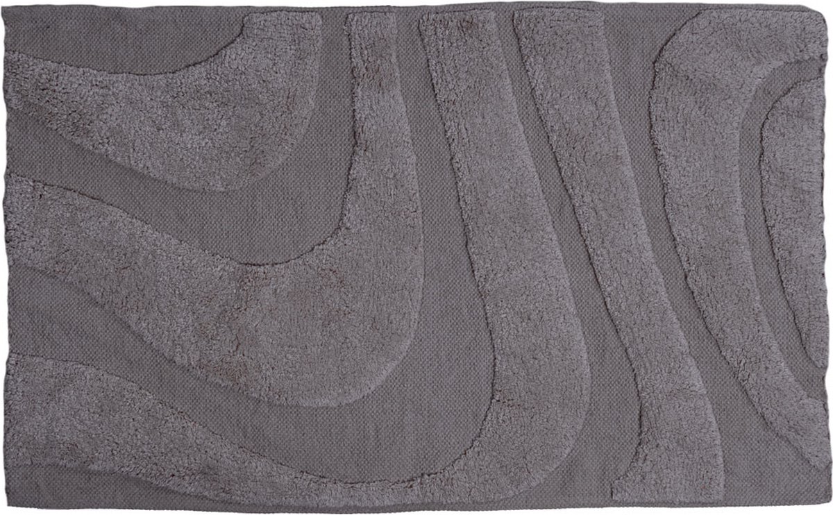 Badmat Beau - Grey 60 x 100 cm