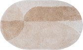 Badmat Bowie - Crème Ovale 60 x 100 cm
