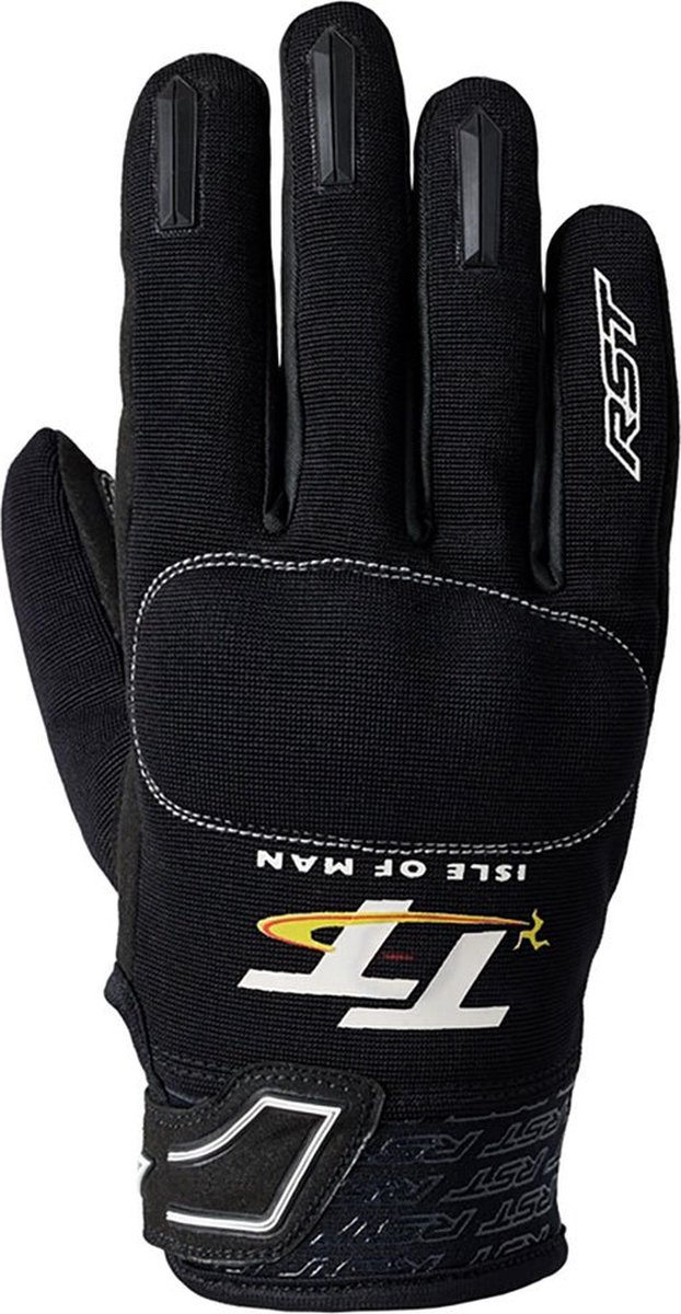 RST Iom Tt Team Evo Ce Mens Glove Black White 10 - Maat 10 - Handschoen