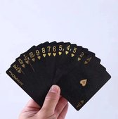 Repus - Cartes à jouer Premium - PVC - Résistant à l'eau - Poker et jeux de cartes - Cartes à jouer - Noël - Cadeau - Zwart