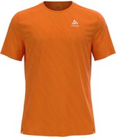 Odlo Zeroweight Enginee T-shirt Met Korte Mouwen Oranje S Man