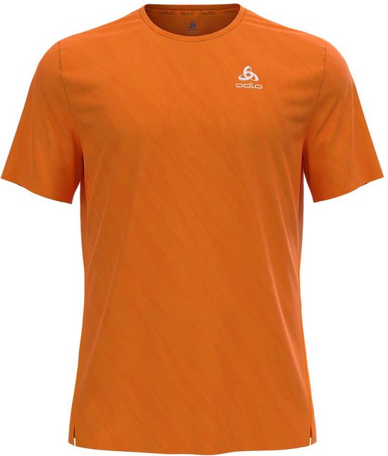Odlo Zeroweight Enginee T-shirt Met Korte Mouwen Oranje S Man