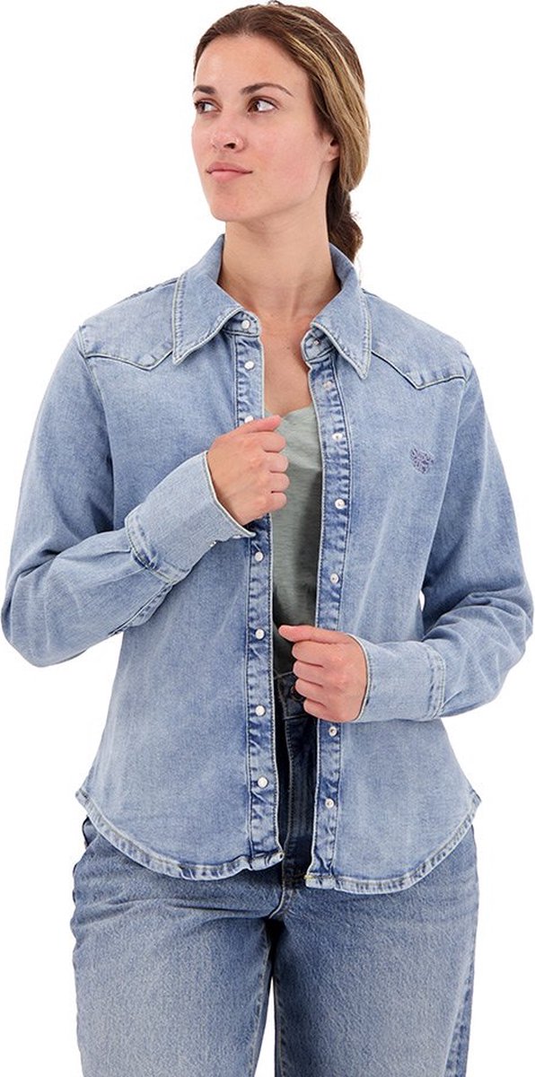 Superdry westernoverhemd van biologisch katoen Dames Shirts Spring Vintage Custom