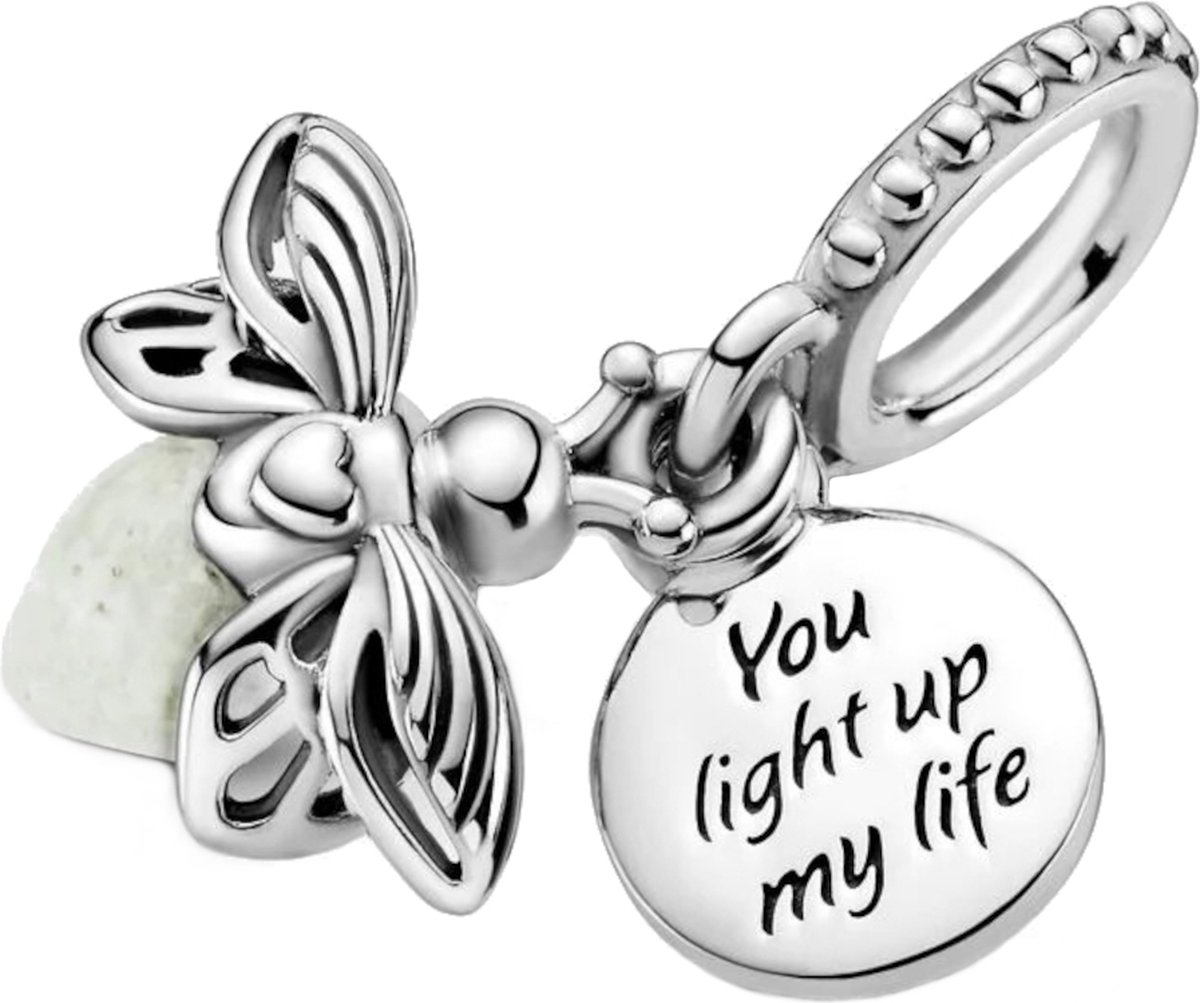 Pandora - Glow in the dark - 799352C01 - bedel - zilver — cadeau in Sieraden - foto 2