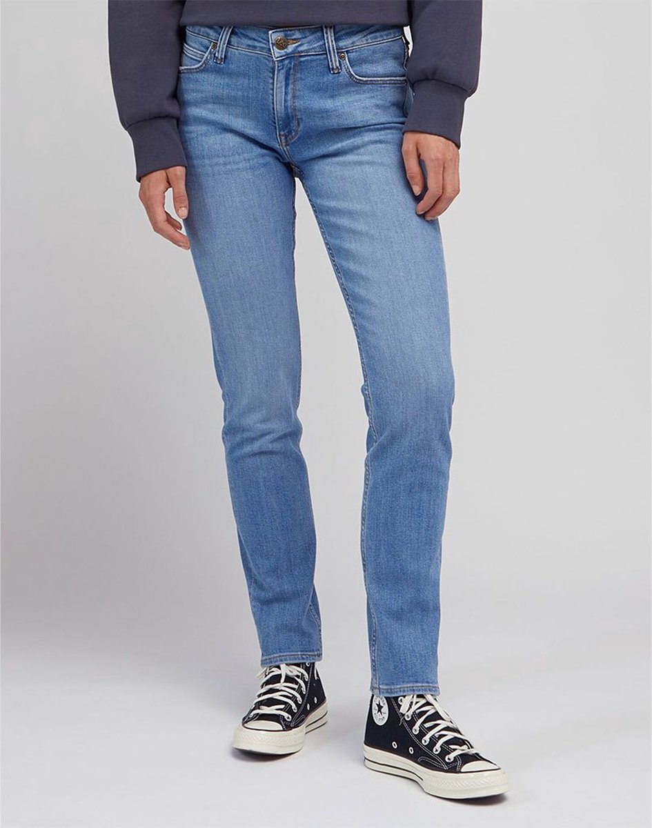 Lee Elly Mid Jeans 27 33 Vrouw Blauw