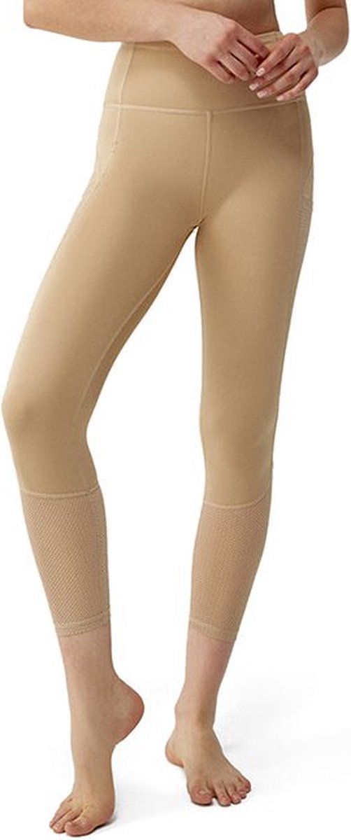 Born Living Yoga Asha Leggings Met Hoge Taille Beige L Vrouw