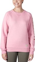 Carhartt Clarksburg Graphic Sweatshirt Roze L