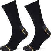 Stapp 2-paar All-round heren werk sokken - 46 - Zwart