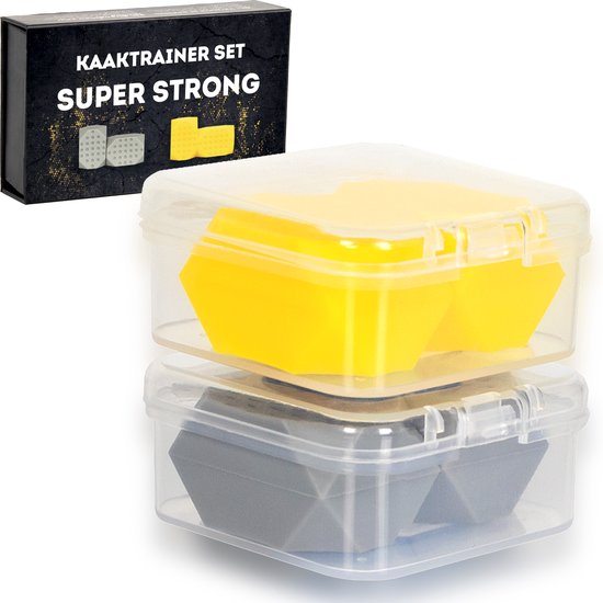 ERB® Kaaklijn Trainer Mannen & Vrouwen - Kaaktrainer - Jawline Excerciser - Onderkin Afslanker - Kaakspier Trainer - 2 Delig