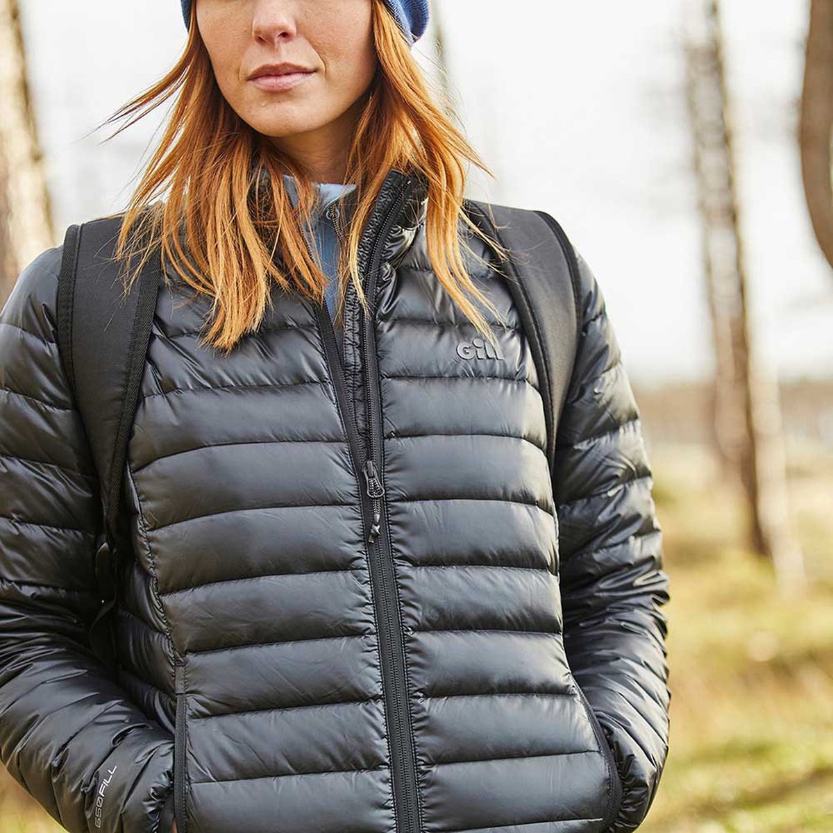 2025 Gill Dames Shannon Packable Jacket - Inpakbare Jas Black