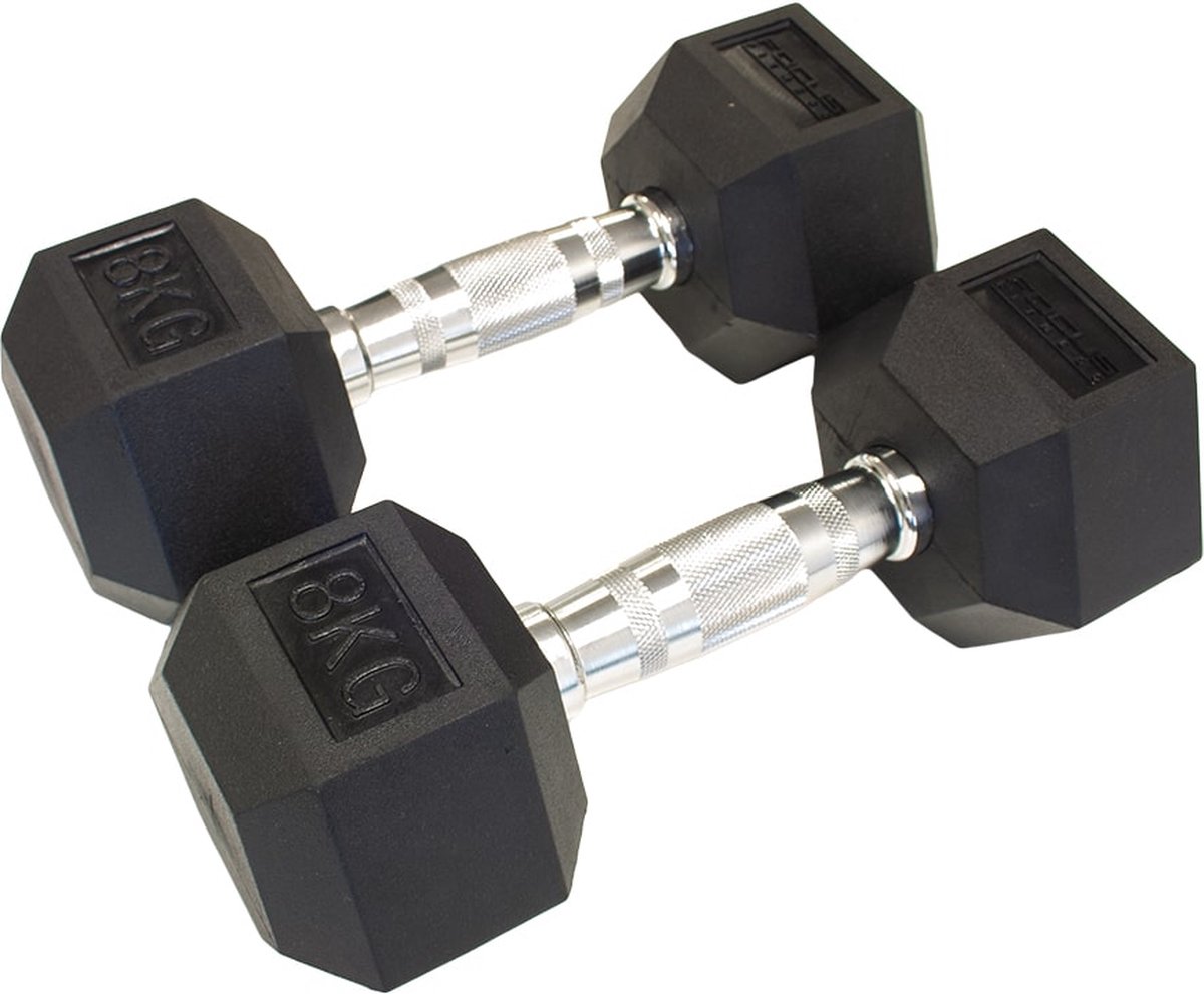 Ripley - STUDIO DUMBBELLS SET DE PESAS 8 KILOS X2 MANCUERNAS