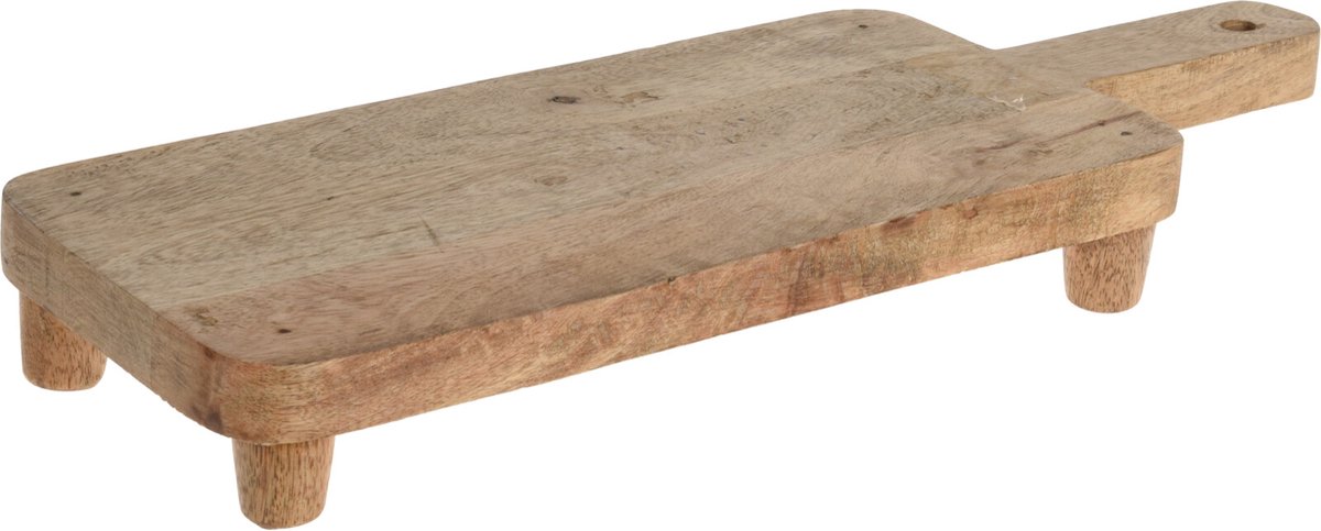 Overige Merken Mangohouten Snijplank Met Pootjes 40X15X5 Cm