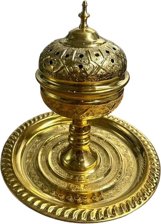 Bukhoor brander messing goud ( XL ) | bol